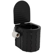 Toaletă Bo-Camp Portable toilet foldable negru