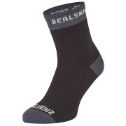 Șosete impermeabile SealSkinz Wretham negru/gri Black