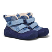 Încălțăminte de iarnă copii Affenzahn Prewalker Midboot Vegan Snuggy Elephant albastru Elephant