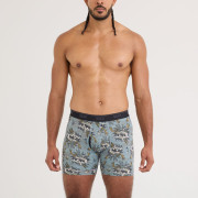Boxeri Saxx Quest Quick Dry Mesh Boxer Brief Fly