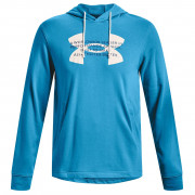 Hanorac bărbați Under Armour Rival Terry Logo Hoodie albastru