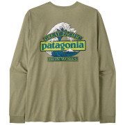 Tricou bărbați Patagonia Long-Sleeved Great Waves Responsibili-Tee