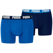 Boxeri bărbați Puma Everyday Basic Boxer 2P albastru închis true blue