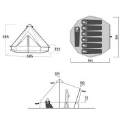 Cort de familie Easy Camp Vaulen Tipi