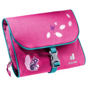 Geantă cosmetică Deuter Wash Bag Kids roz/verde Magenta