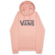 Hanorac femei Vans Wm Drop V Logo Hooie roz