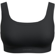 Bustieră Icebreaker W Mer Rib Lotus Bra negru Black