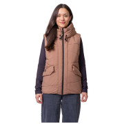 Vestă femei Hannah Dot Vest maro dechis beaver fur