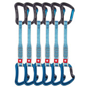 Set bulce echipate Ocún Raven Qd Zoom 20 Cm 6-Pack albastru Blue