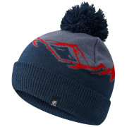 Căciulă copii Dare 2b Fernie Bobble Hat albastru/roșu Blue Indigo/Moonlight Denim