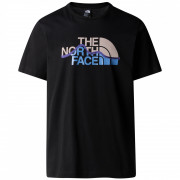 Tricou bărbați The North Face M S/S Mountain Line Tee negru
