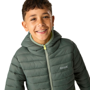Geacă de iarnă copii Regatta Junior Hooded Marizion Dark Forrest Green