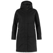 Geacă lungă femei Fjällräven Kiruna Hydratic Padded Parka W negru Black