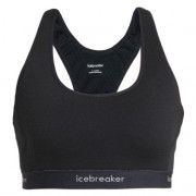Bustieră Icebreaker Women Merino 125 ZoneKnit™ Racerback Bra negru Black