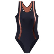 Costum de baie femei Aquawave Asma Wmns negru/roz Black/Glitter Mocha