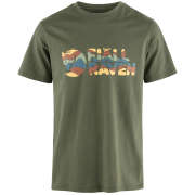 Tricou bărbați Fjällräven Multicolor Logo T-shirt M verde Laurel Green