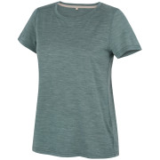 Tricou femei MOOA Merino Lyolite Horizon 150 Comfy albastru dusty teal
