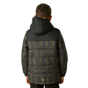 Geacă de iarnă copii Regatta Lofthouse Black/Distress Camo