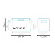 Ladă frigorifică cu compresor Mestic Compressor MCCHD-45 AC/DC