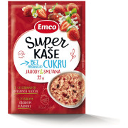 Piure Emco Super Terci căpșuni/frișcă 55g