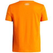 Tricou funcțional copii Under Armour UA B Logo Wordmark SS Outrageous Orange