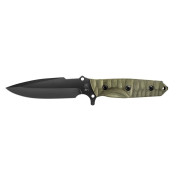 Cuțit TB OUTDOOR Maraudeur Survival Knife G10 Smooth verde închis