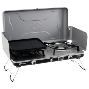 Aragaz pentru camping Outwell Merapi Pro Duo Deluxe argintiu Silver Grey