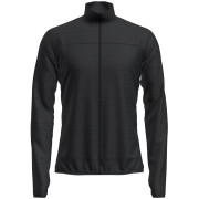 Hanorac funcțional bărbați Icebreaker Men Merino Blend 300 RealFleece™ Descender LS Zip negru Black