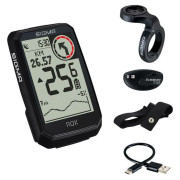 Ciclocomputer Sigma Rox 4.0 Endurance HR set negru black