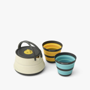 Set vase Sea to Summit Frontier UL Collapsible Kettle Cook Set 2P 3 Piece bej