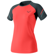 Tricou funcțional femei Dynafit Alpine Pro W roșu / gri