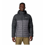 Geacă bărbați Columbia Powder Lite™ II Hooded Jacket gri/negru City Grey, Shark