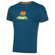 Tricou bărbați La Sportiva Cinquecento T-Shirt M albastru/portocaliu Storm Blue/Hawaiian Sun