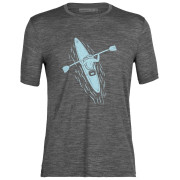 Tricou bărbați Icebreaker Men Tech Lite II SS Tee Pad gri