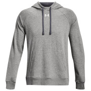 Hanorac bărbați Under Armour Rival Fleece Hoodie gri deschis CastlerockLightHeather/White