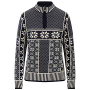 Bluză femei Dale of Norway Vardåsen Fem Sweater albastru închis/alb Marine Offwhite