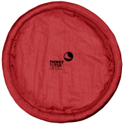 Frisbee de buzunar Ticket to the moon Ultimate Moon Disc - Foldable frisbee roșu Burgundy