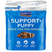 Recompense pentru câini Fish4Dogs Puppy White Fish Morsels Digestion 150g