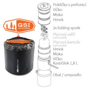 Set vase GSI Outdoors Halulite Dualist HS