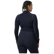 Tricou funcțional femei Helly Hansen W Lifa Merino Midw Gra 1/2 Zip