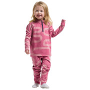 Lenjerie funcțională copii Didriksons Jadis Kids Pr Set 5 Path Heather Pink