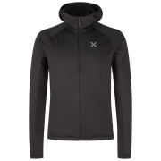 Hanorac funcțional bărbați Montura Fadis Grid Hooded Maglia negru Black