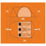 Cort turistic Vango Sigma TC 300