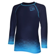 Tricou funcțional copii WAMU Mozaika dark blue albastru