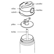 Termos copii Thermos Funtainer - fotbal