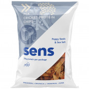 Chips Sens s cvrččím proteinem - Mák & Mořská sůl (80g)