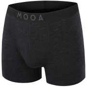Boxeri bărbați MOOA MerinoSilk 4in negru black melange