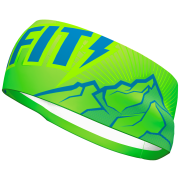 Bentiță Dynafit Graphic Performance Headband albastru/verde