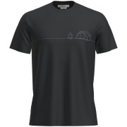 Tricou funcțional bărbați Icebreaker M Mer 150 Tech Lite SS T Sing Li Cmp negru Black