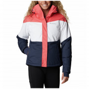 Geacă femei Columbia Tipton Peak™ II Insulated Jacket alb/roz/albastru